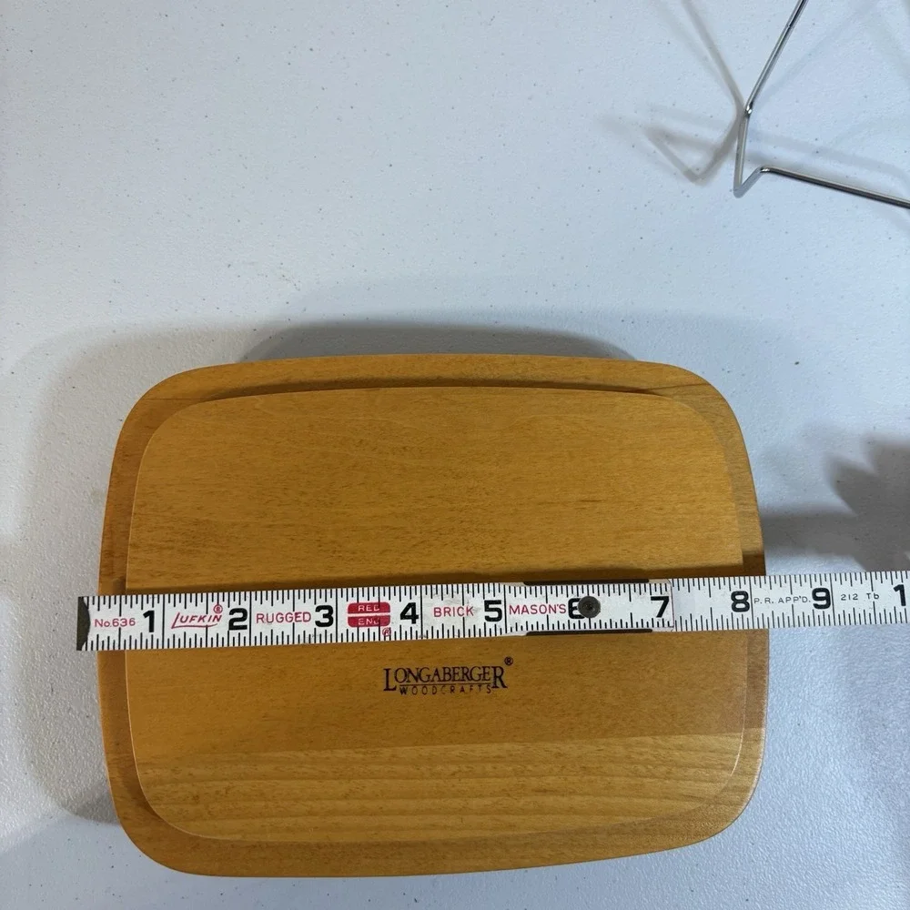 Longaberger rectangle wood